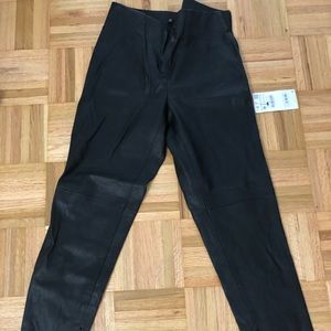 Zara faux leather leggings